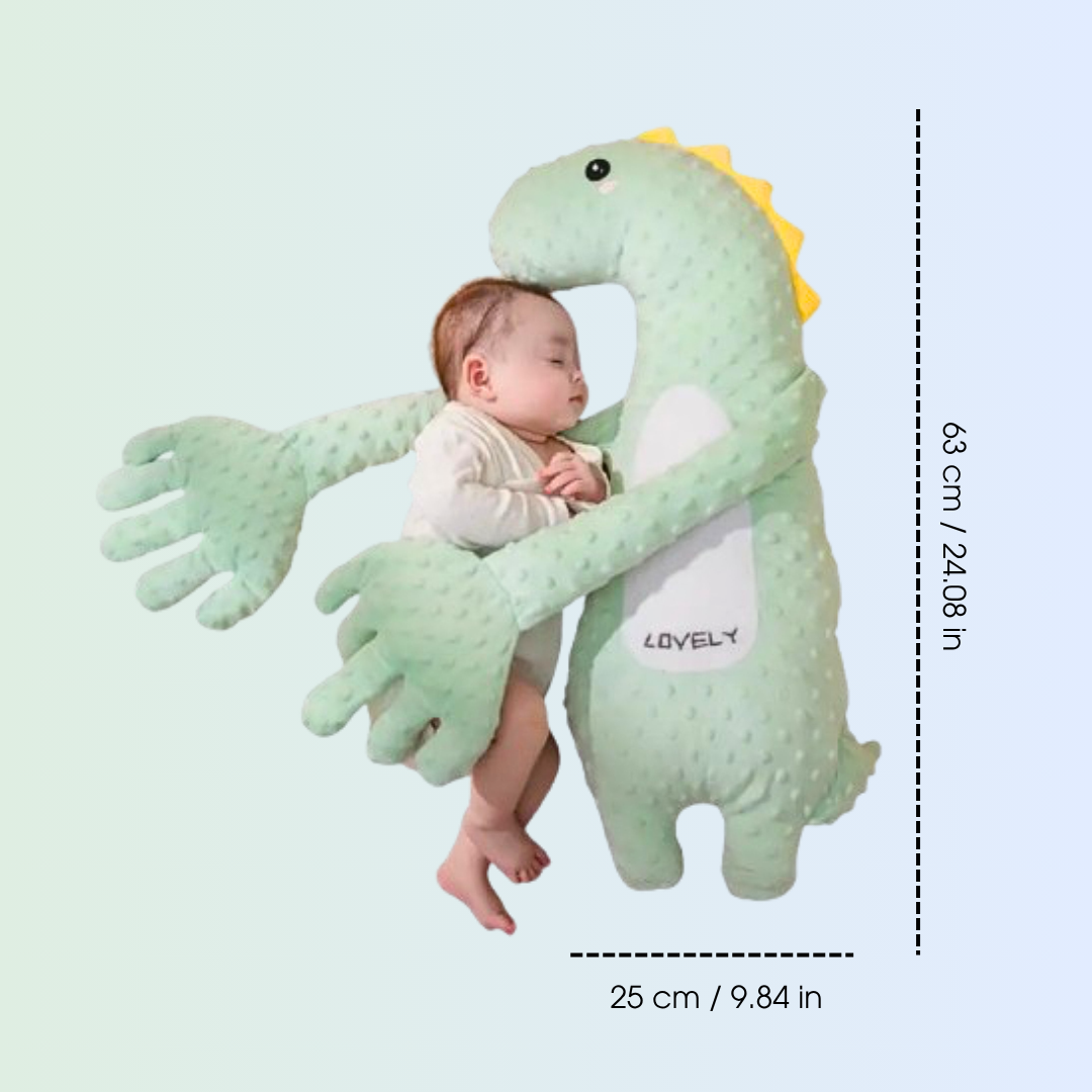 Peluche abrazable con pulsaciones cálidas para bebé