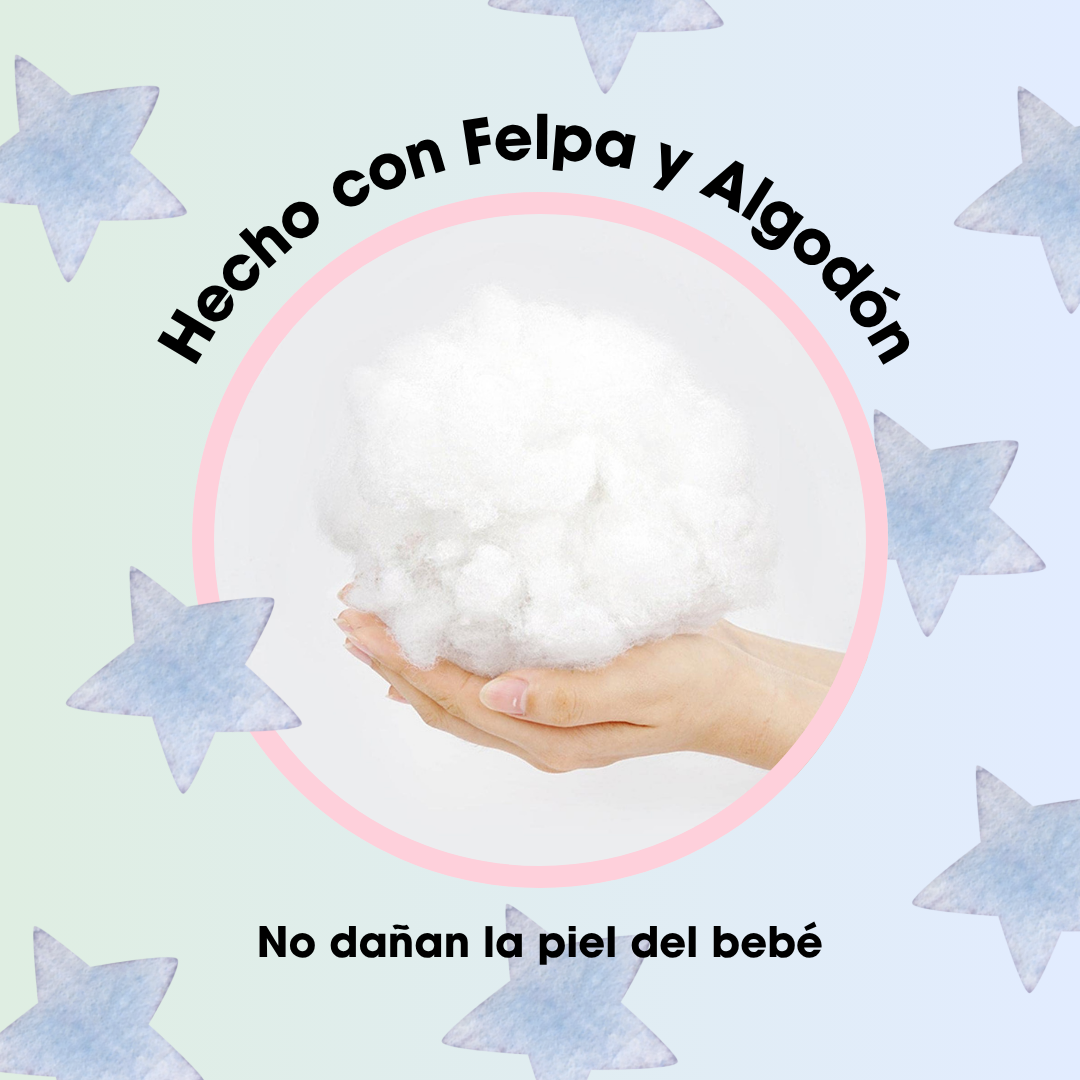 Peluche abrazable con pulsaciones cálidas para bebé