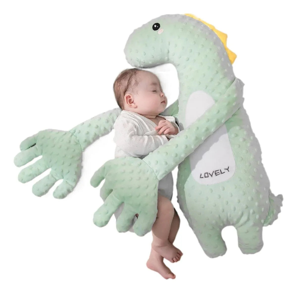 Peluche abrazable con pulsaciones cálidas para bebé